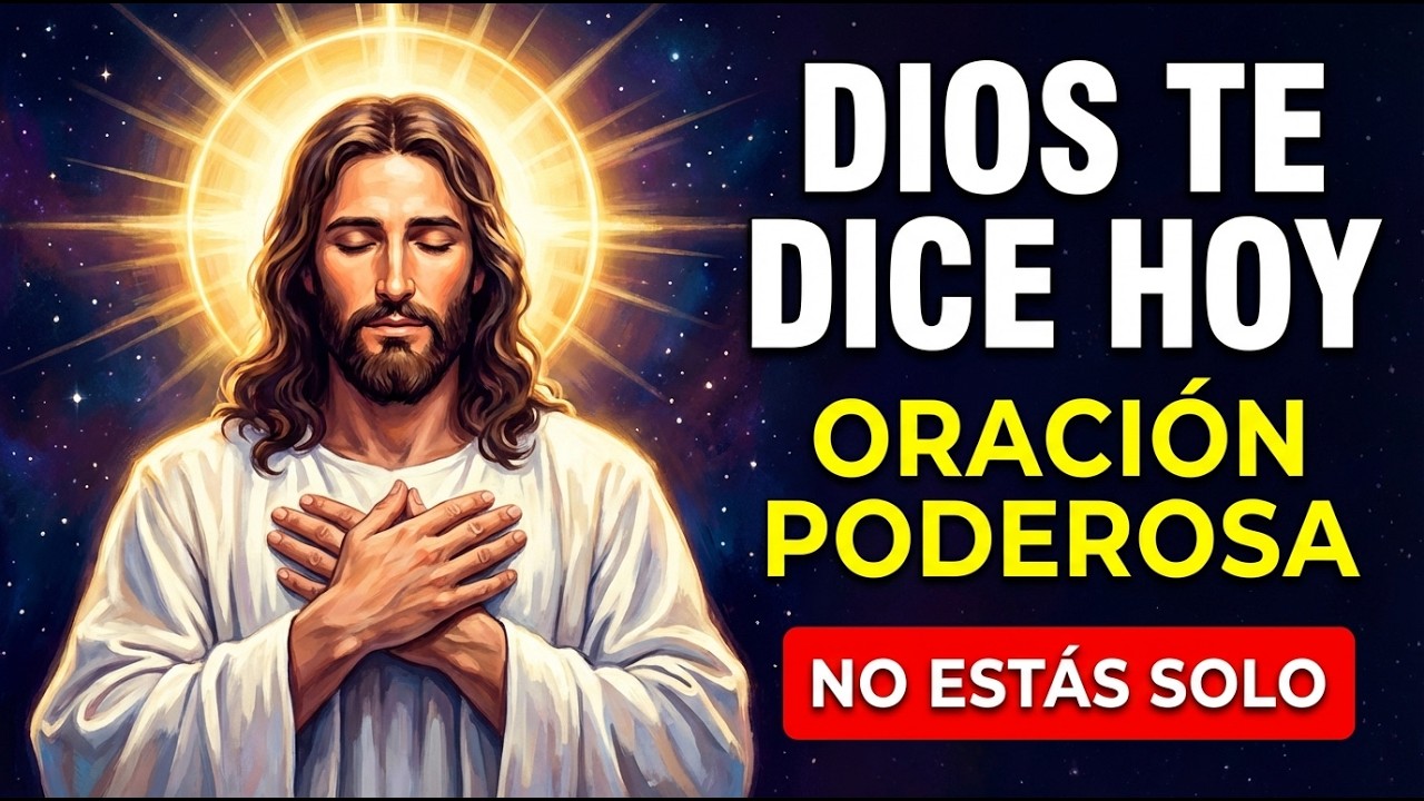 DIOS TE DICE HOY： NO ESTÁS SOLO, ESTOY EN CADA DETALLE DE TU DÍA
