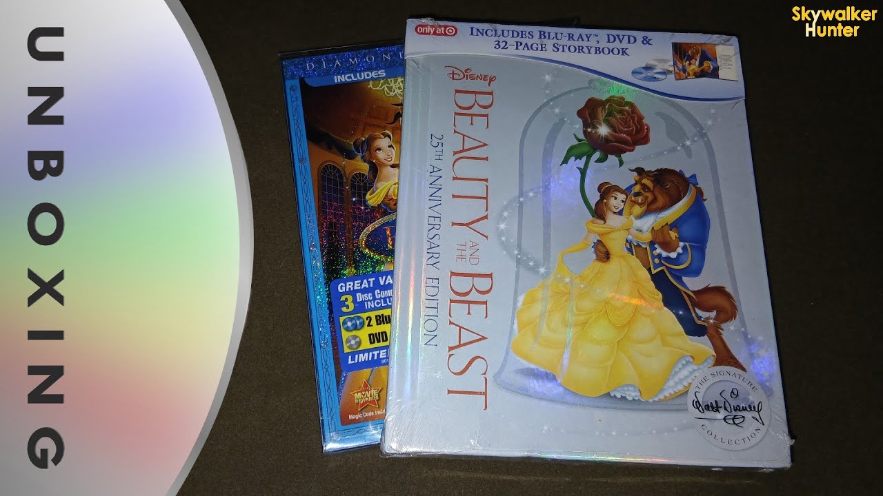 Disney Beauty and the Beast Signature Collection Blu-ray Digibook Unboxing