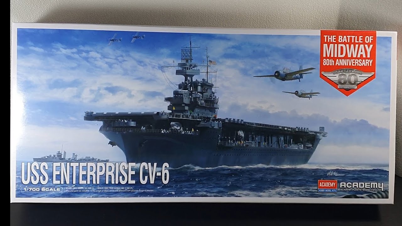 What the Heck?! Legendary Enterprise CV-6 Unboxing! 1/700 {2}