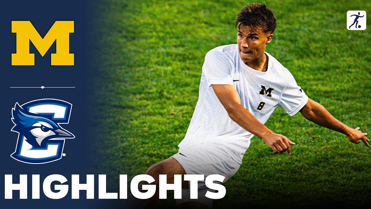 Michigan vs Creighton | NCAA College Soccer | Highlights - August 29, 2025