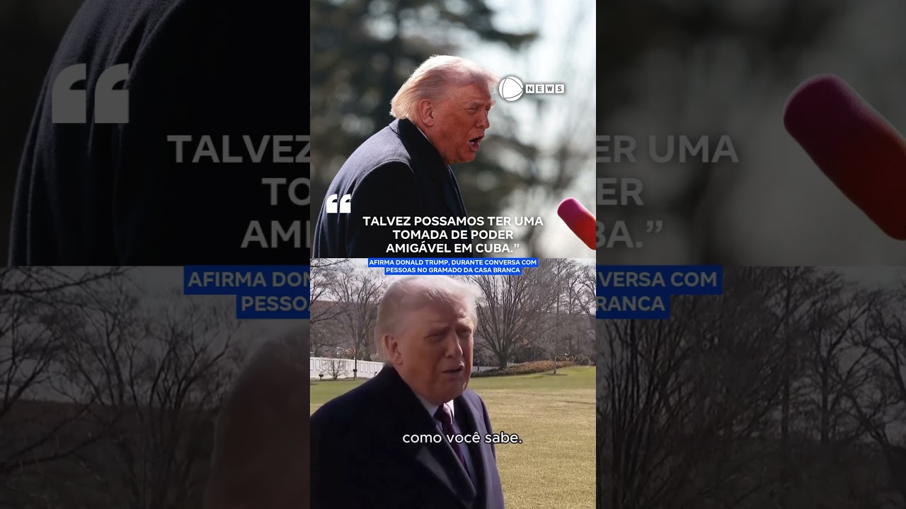 Trump fala sobre poss&iacute;vel 