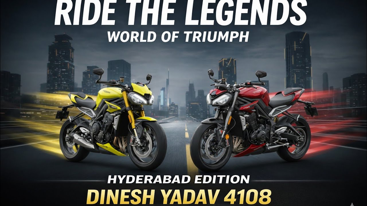 #triumph #worldoftriump #hyderabad #explore #bikerider 