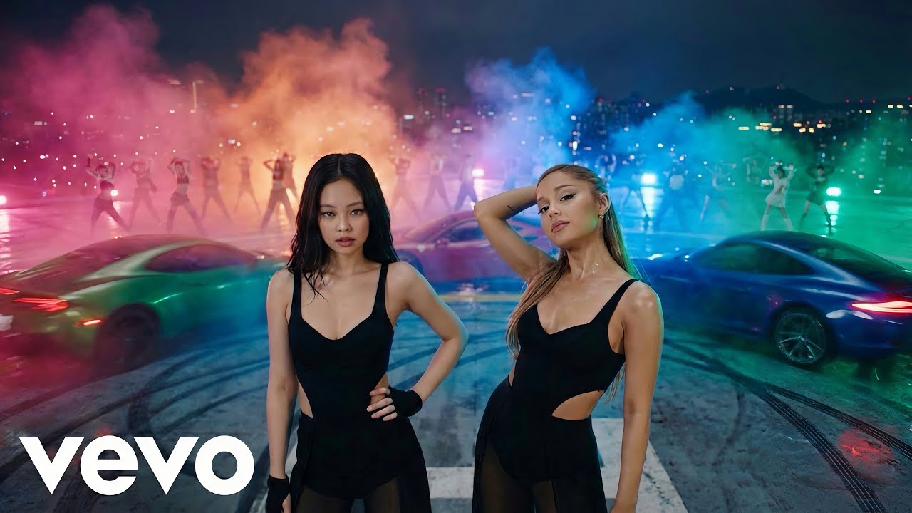 Ariana Grande, Jennie - Midnight Race (ft. Doja Cat, Chris Brown) | (Offical Lyrics Video) 2026