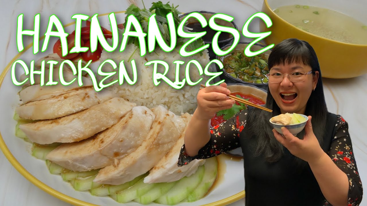 Succulent Hainanese Chicken Rice | Complete with 3 Condiments