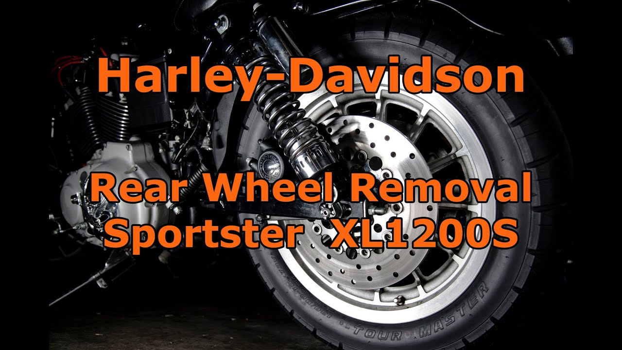 Harley Sportster XL1200S Rear Wheel Removal