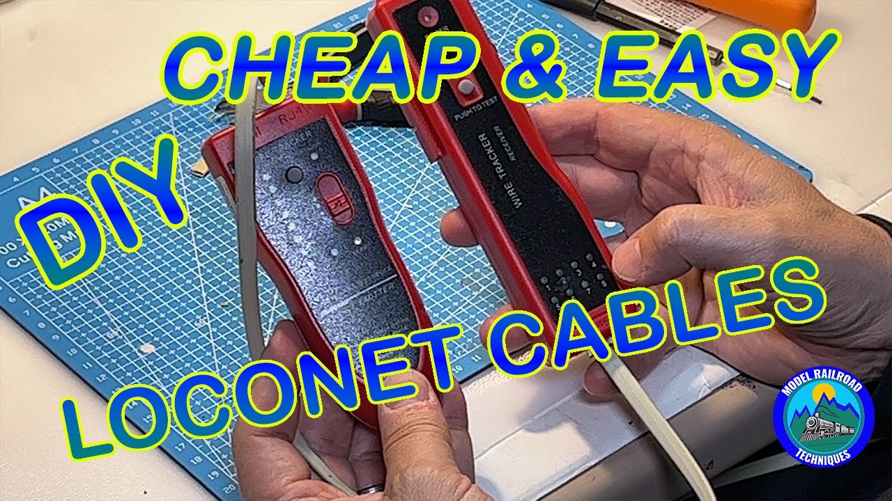 Cheap and Easy DIY Loconet cables