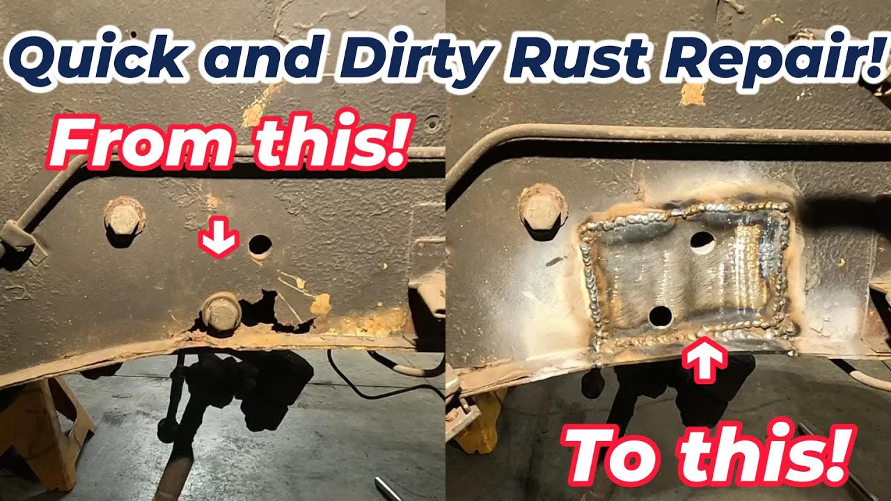 DATSUN RESTORATION | Front frame rail rust! Turbo 510 Wagon Build