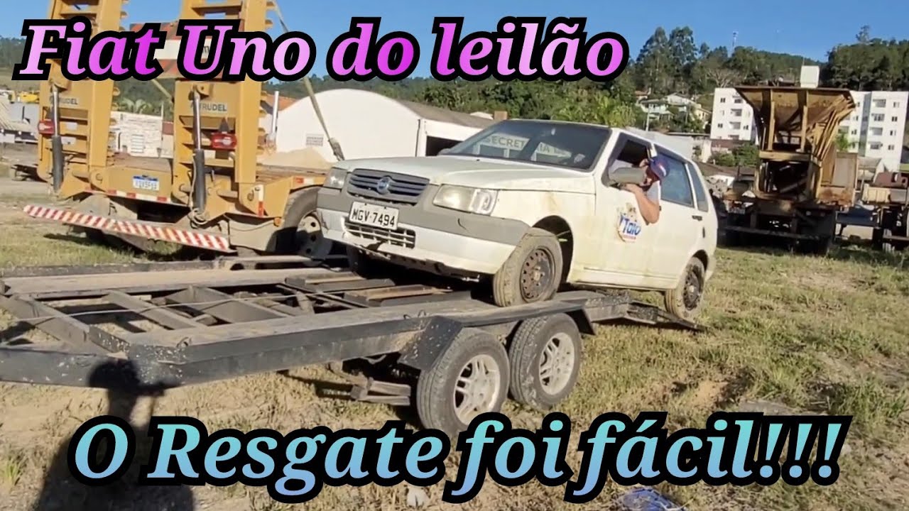 Buscamos o Fiat Uno Fire do leilão de Taió SC