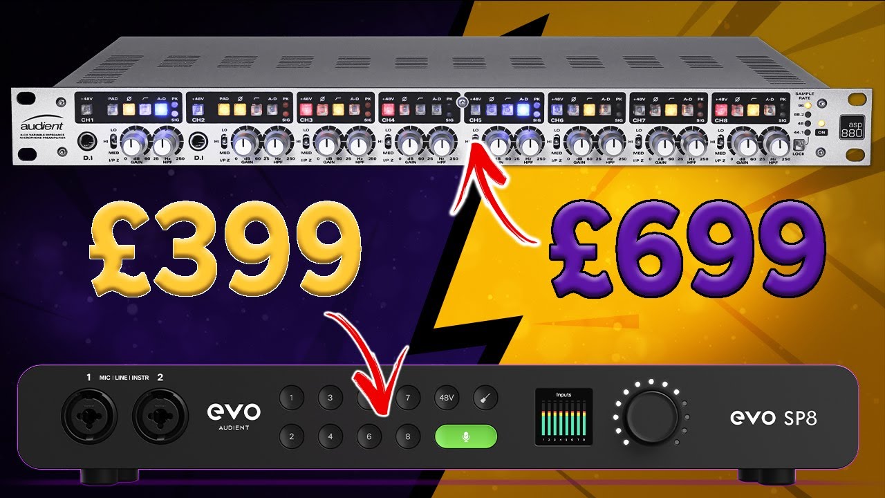 НУЖНО ИДТИ! Audient ASP880 против Evo SP8