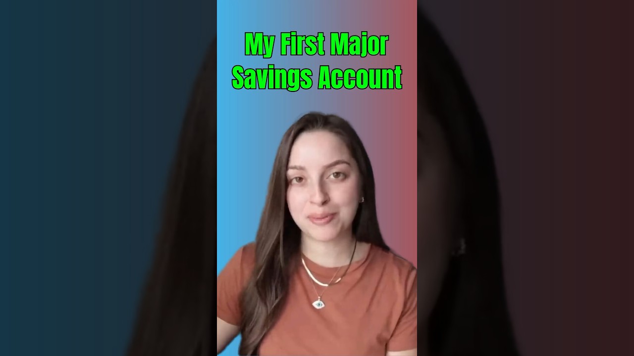 My First Major #Savings Account
