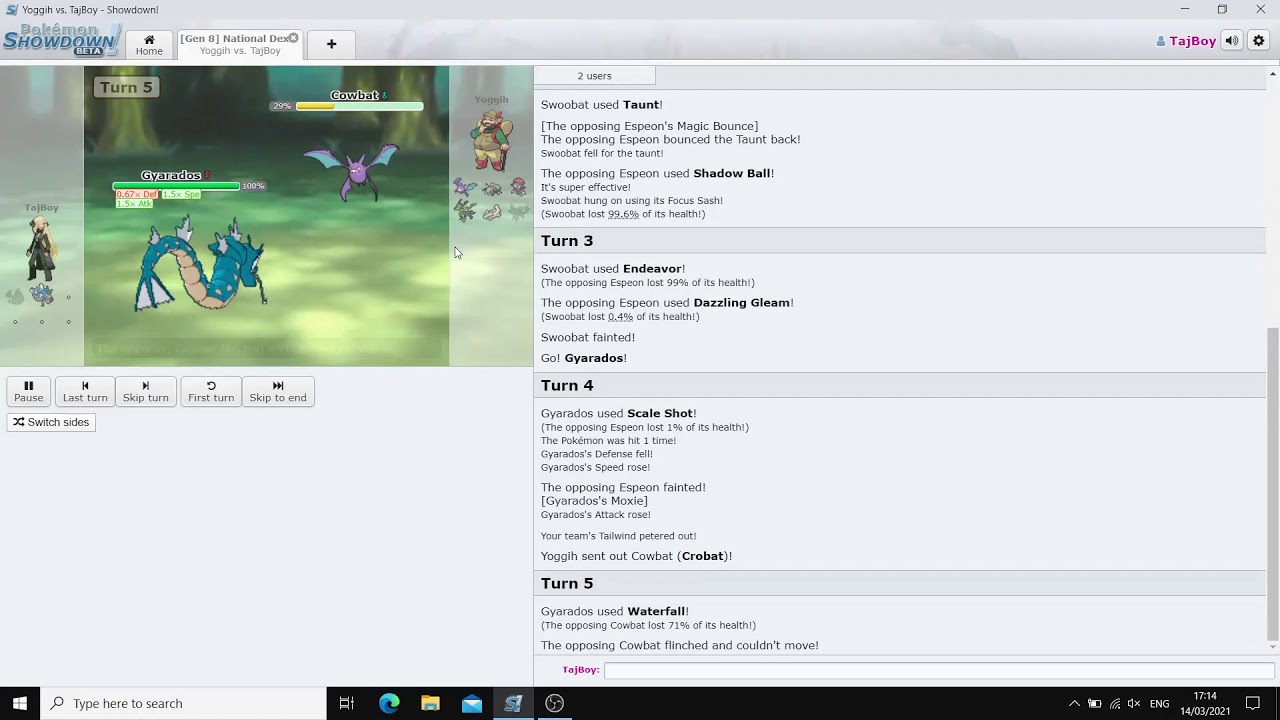 Moxie Gyarados Sweep (credit to barchun)