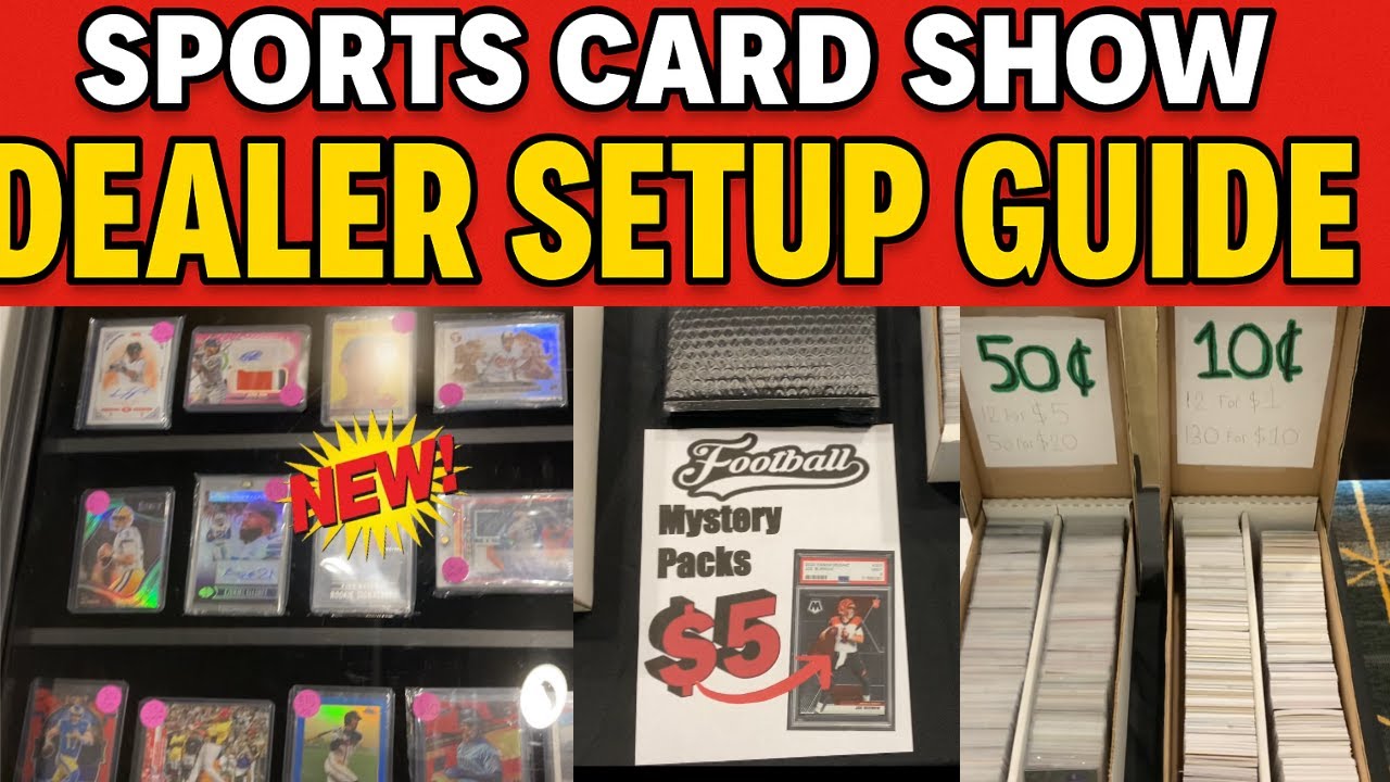 How To Setup As A Dealer For A Sports Card Show