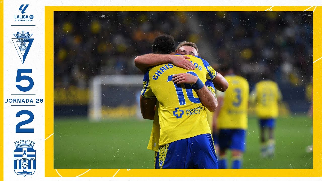 Resumen del Cádiz 5-2 Cartagena | Cádiz Club de Fútbol