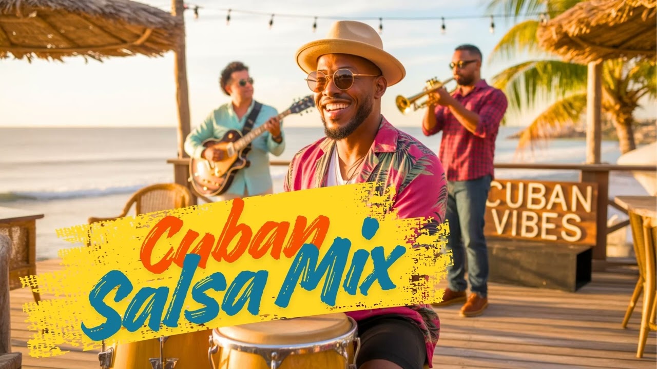 Salsa Beach Bonfire: Cuban Night Music & Coastal Sounds