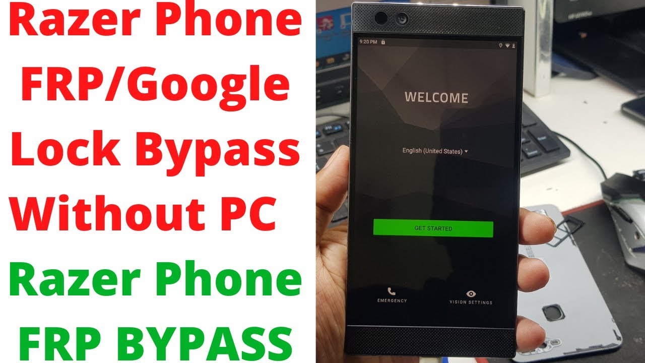 Razer Phone FRP/Google Lock Bypass Without PC | Razer Phone Frp Bypass | razer phone google bypass