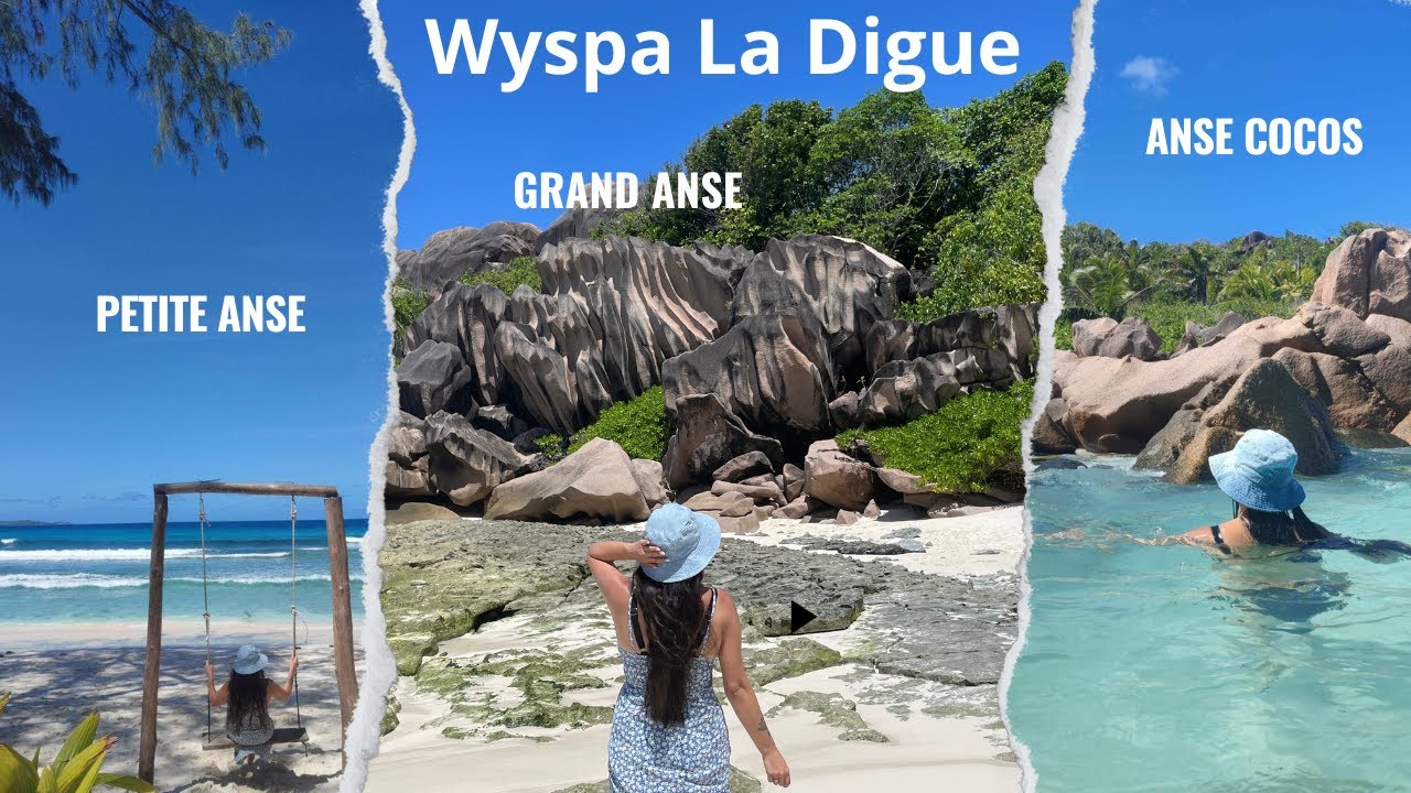 Seszele-3 plaże na południu La Digue w jeden dzień