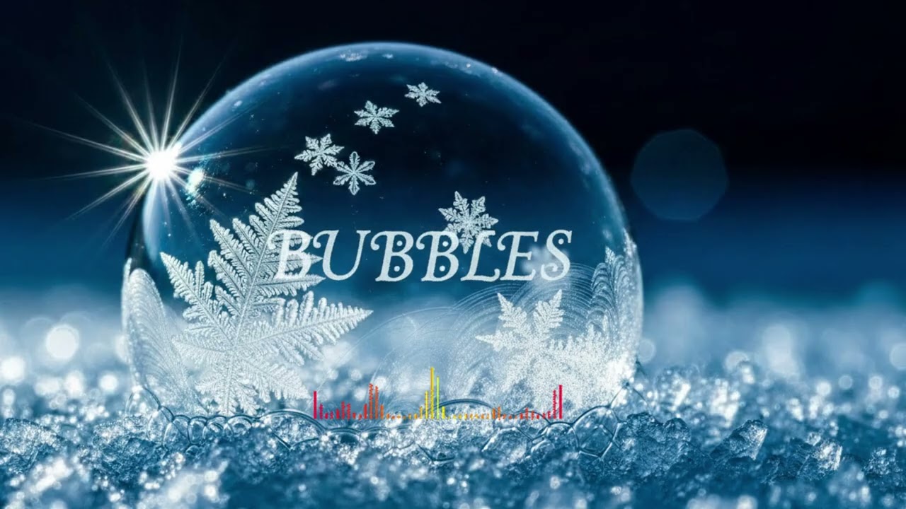 얼어붙은 비눗방울 속 작은 우주 ❄️🫧 | 겨울 감성 영상