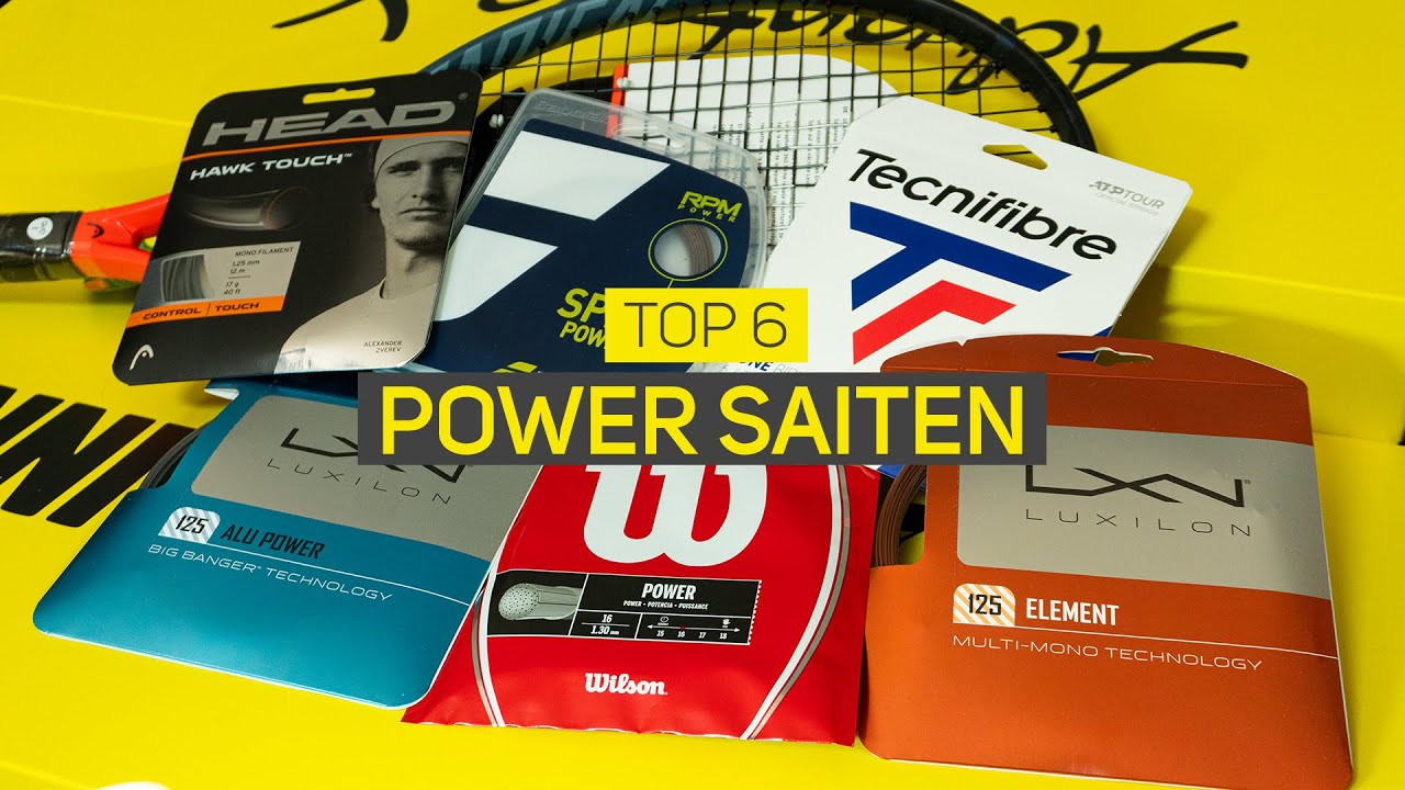 Die Power liegt in der Natur | Top 6 Tennissaiten f&uuml;r Power