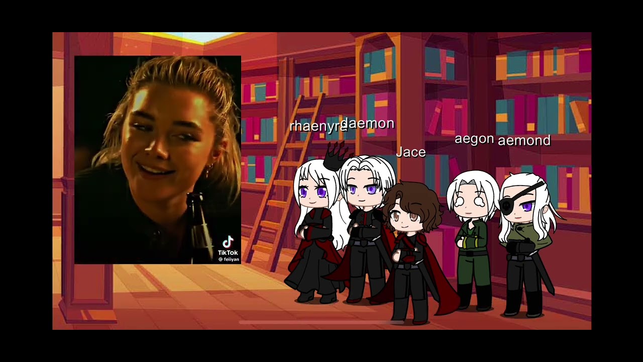 Hotd react to Baela & Rhaena as Natasha & Yelena (video is slowed)