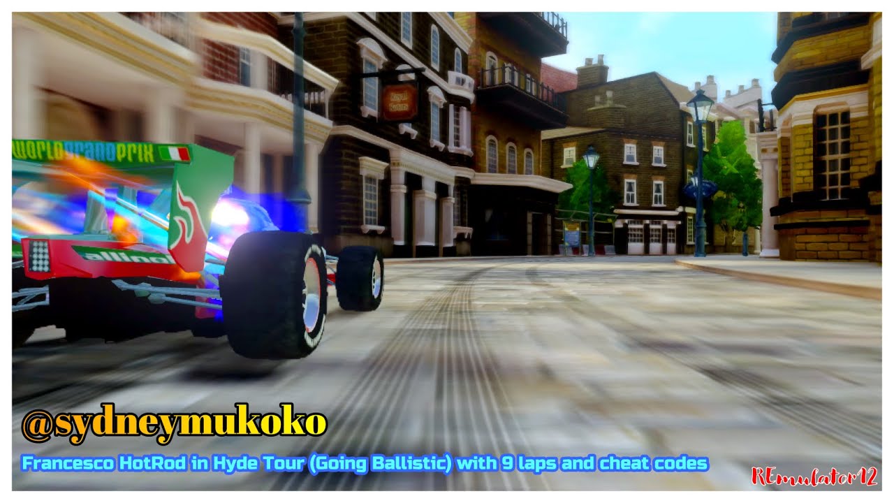 Cars 2 The Video Game | Francesco Hotrod - Battle Race (Going Ballistic) | Hyde Tour 9 Laps