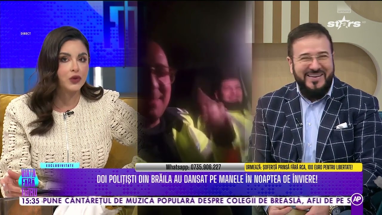 Scandal &icirc;n Poliția din Brăila! Doi agenți, filmați &icirc;n timp ce dansau pe manele &icirc;n Noaptea de &Icirc;nviere