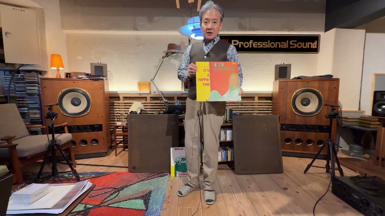 山下達郎　It`s A Poppin` Time アナログレコード空気録音