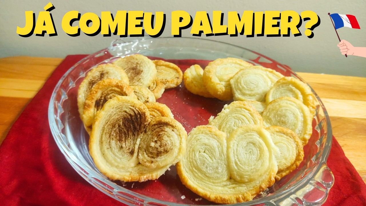 Esse PALMIER fica IGUAL de padaria 😍