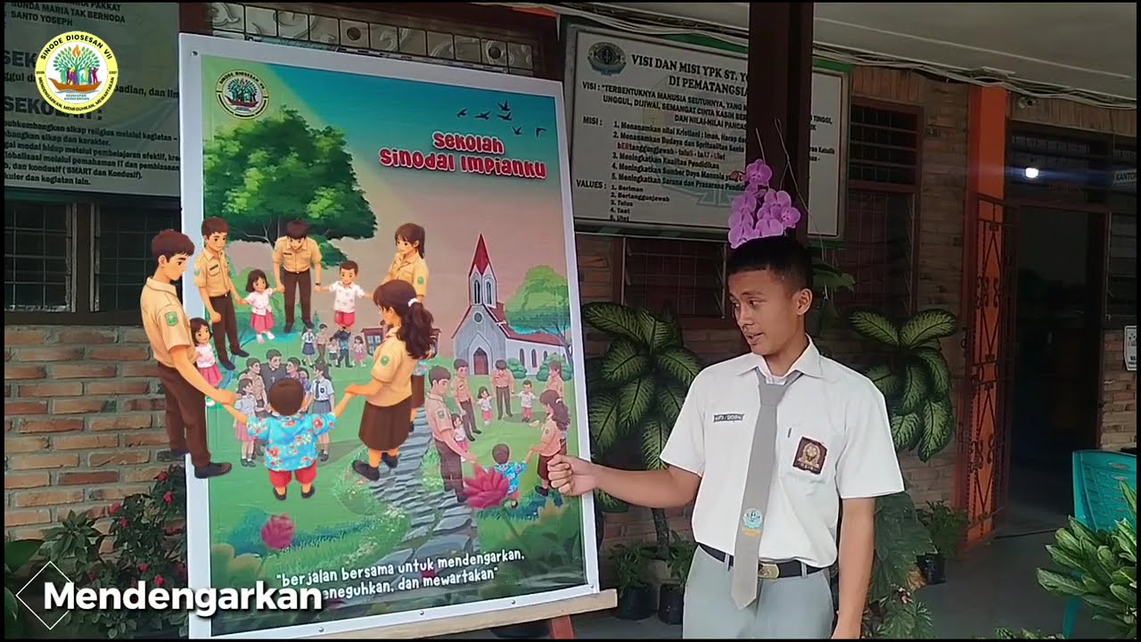LOMBA MEMBUAT POSTER HARI SANTO YOSEPH SMAS RK ST MARIA PAKKAT