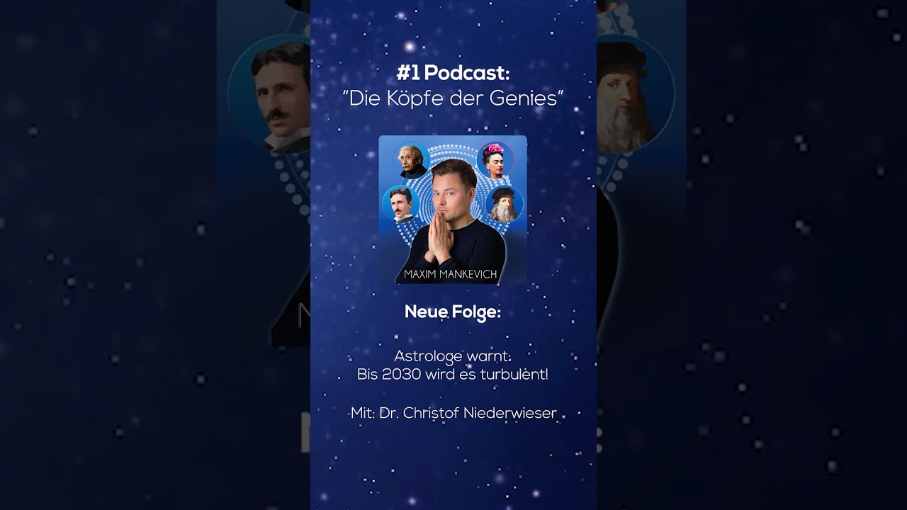 Astrologe warnt: Bis 2030 wird es turbulent! | Dr. Christof Niederwieser