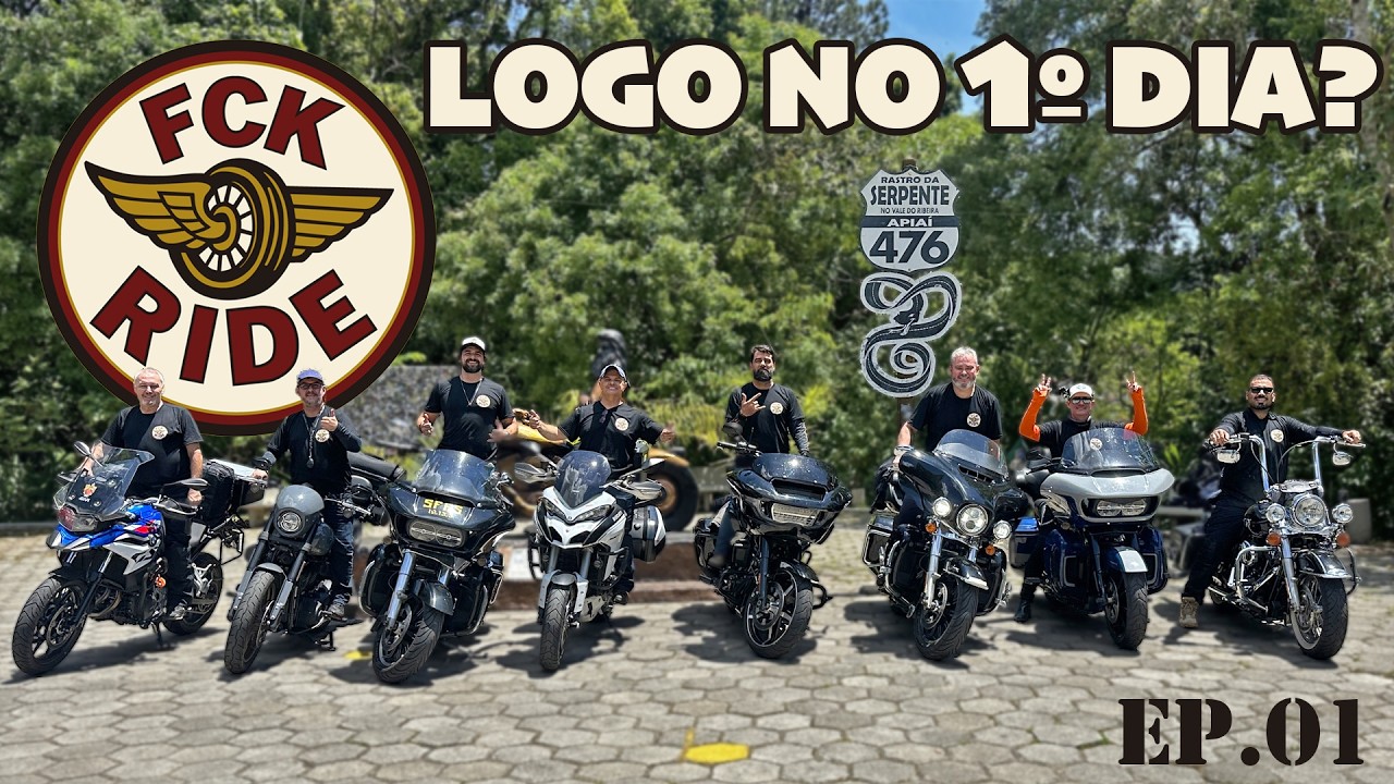 8 MOTOS, 10 DIAS e muita ESTRADA! FCK RIDE PREMIUM SERRAS DO SUL ep.01