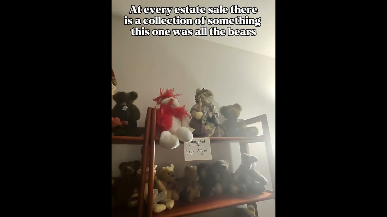 The craziness that happens at opening in an estate sale! 