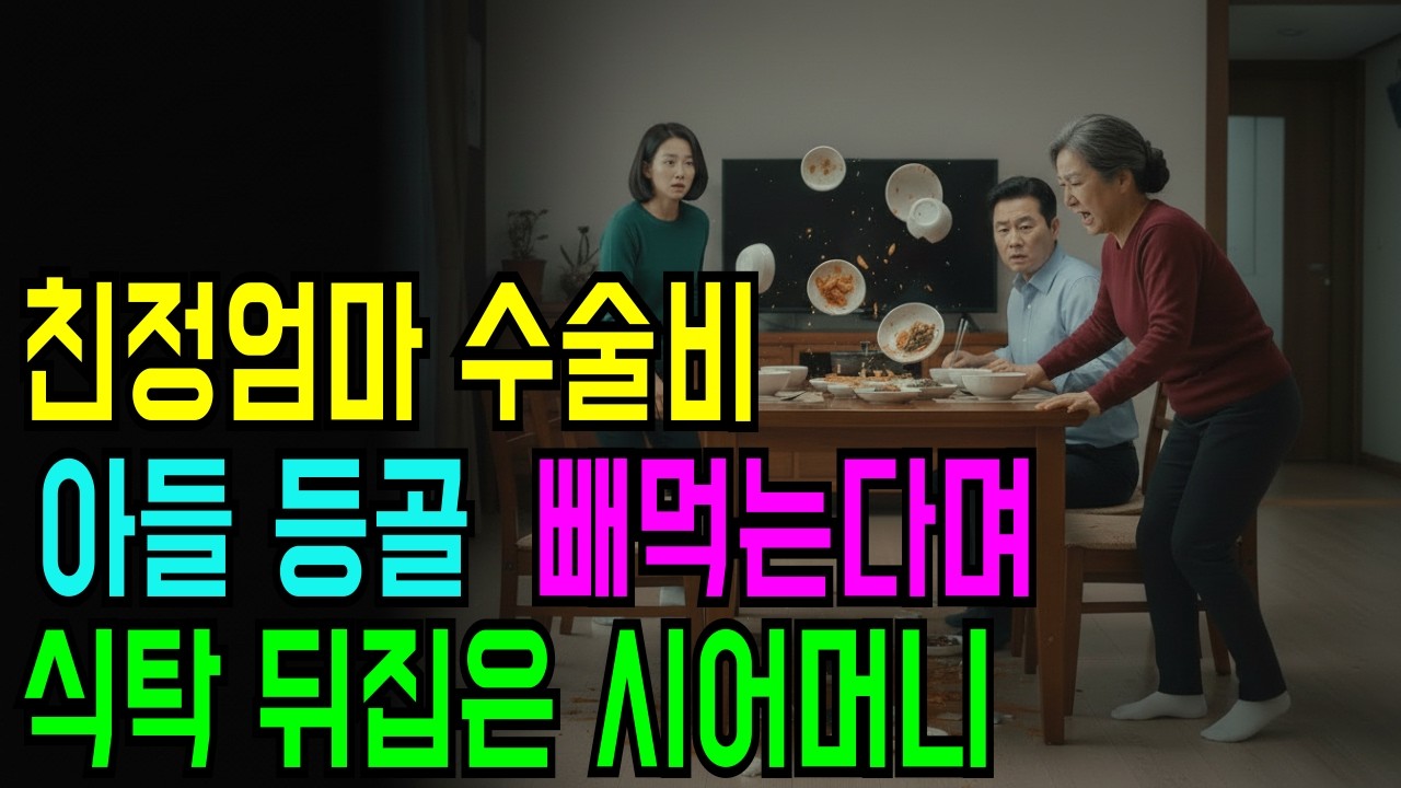 친정엄마 수술비 300 보냈더니 “아들 등골 빼먹는다!” 식탁 뒤집은 시어머니… 카드 끊자 전화 100통| #시니어사연 #사이다사연 #시댁갈등#며느리사연 #시어머니갈등 #인생이야기