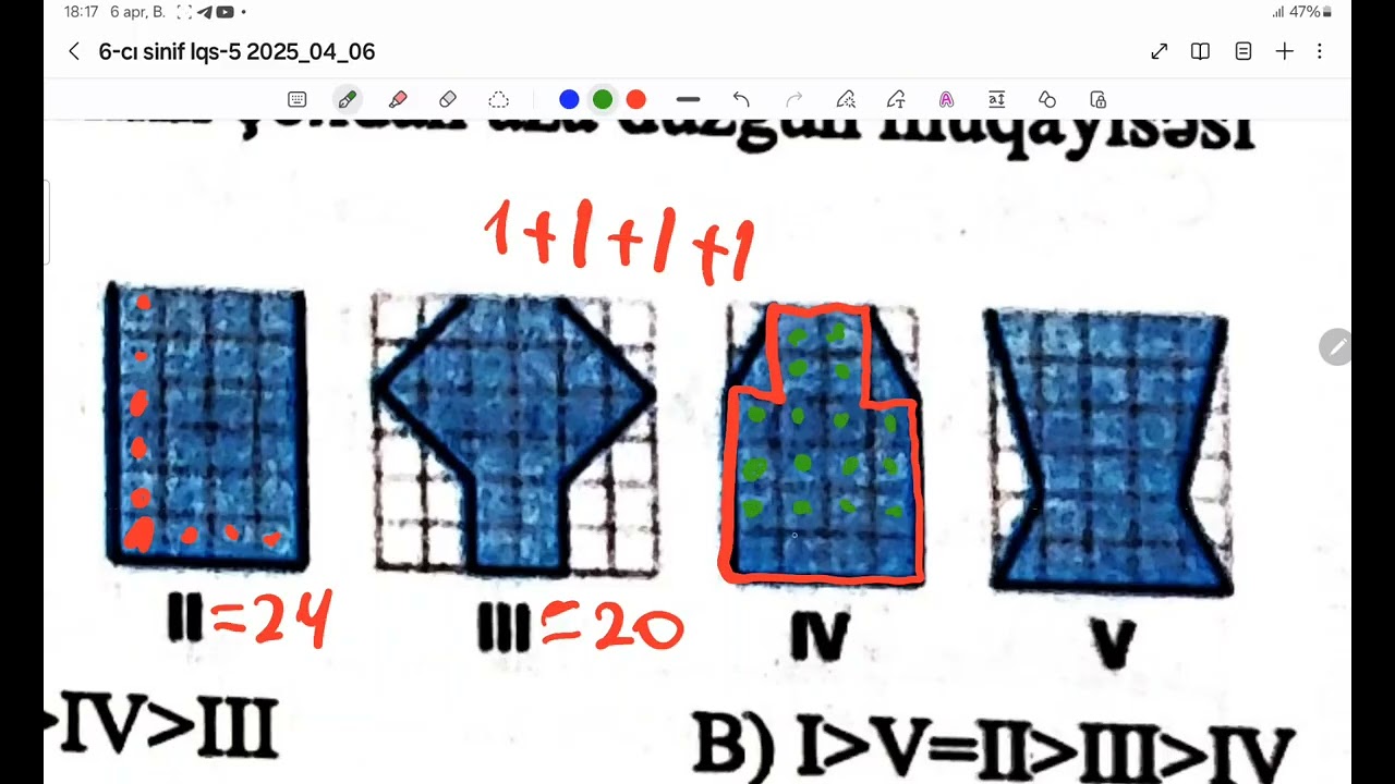 Lisey və gimnaziya qəbul sınağı-5 Riyaziyyat(21-40) 6-cı sinif 6 aprel 2025 #lisey #rfm #lütfizadə