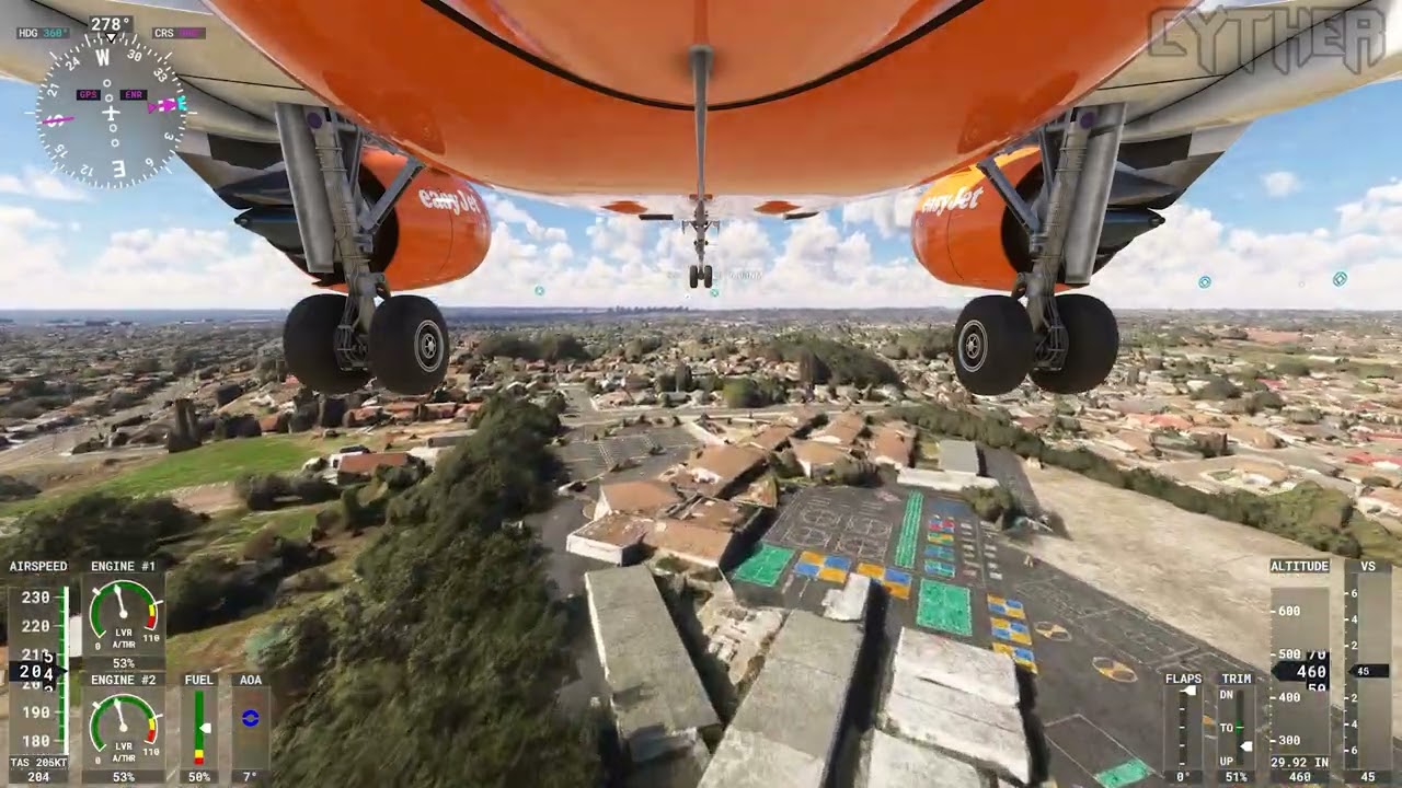 Butter Landing At San Diego International Airport