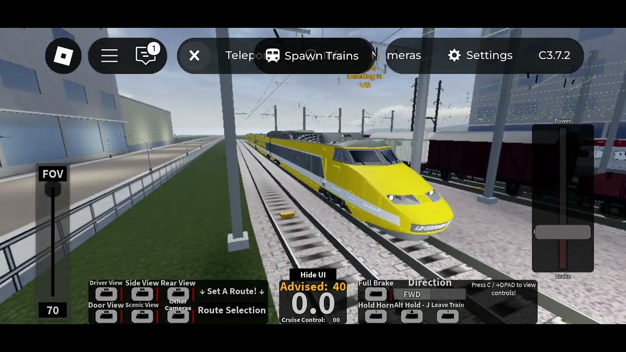High Speed Train Rails Unlimited #trainandrailyardsimulatornewupdate #railway #trainspotting