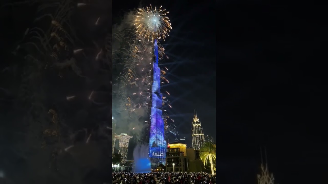 UAE National Day celebrations: Fireworks and performances in Dubai burj Khalifa #nationalday #uae