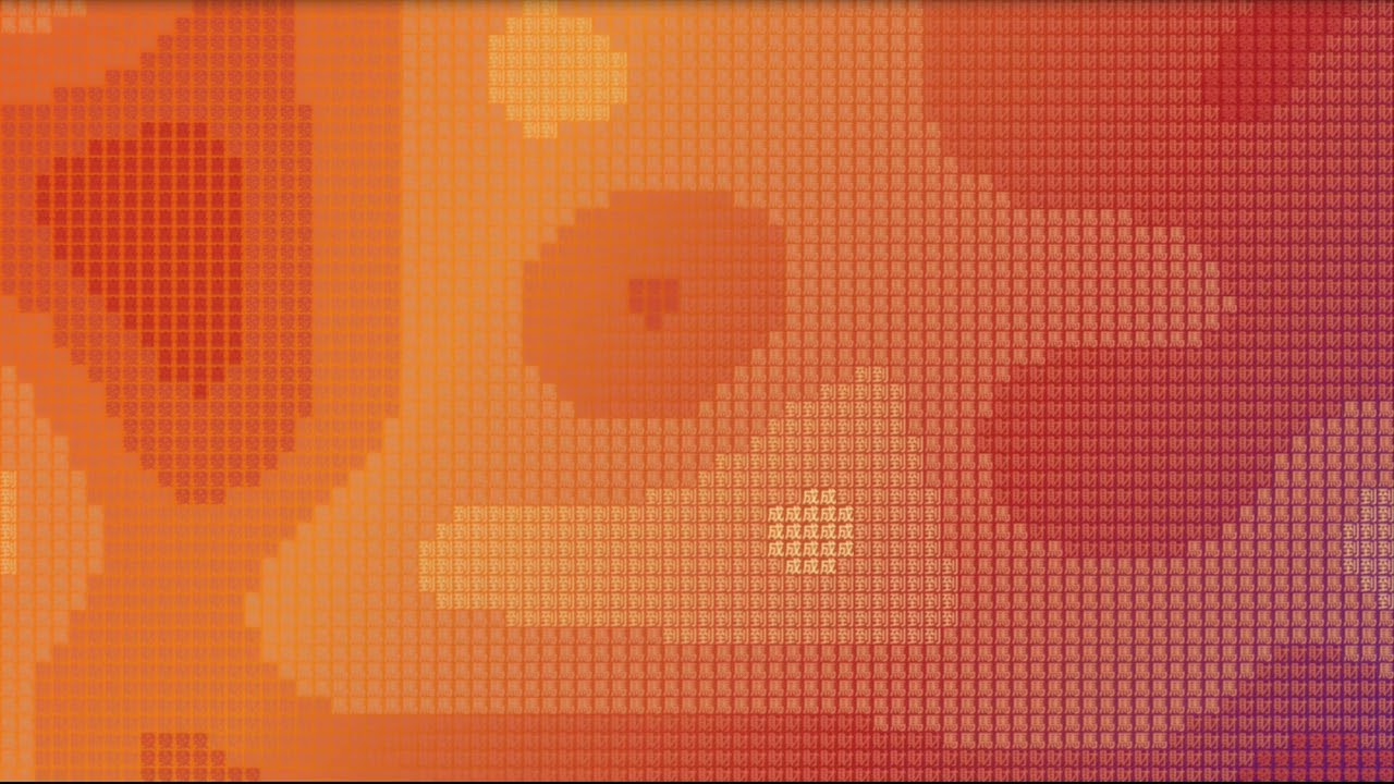 Warm Neon Vibes 🧡 Happy New Year 2026 Screensaver (4K) 🧧🐎 #Relaxing #Ambient