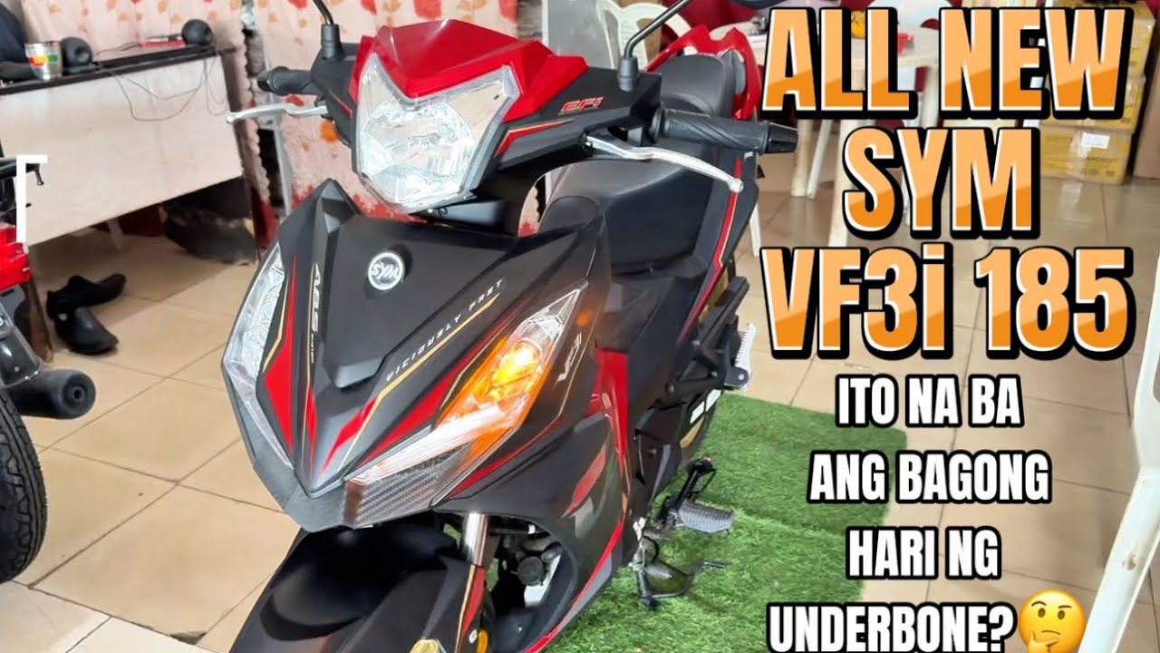 All new SYM VF3i 185 Ito na nga ba Ang bagong titibag sa the king of underbone!?🤔 Langga Gail