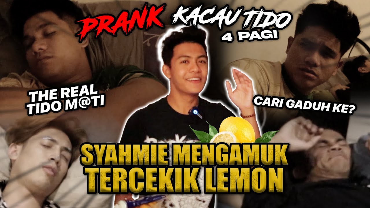 PRANK AITEAM PERAH LEMON TIME TIDUR!!! AITEAM MENGAMOK NAZRUL PUNCA BANGUN LAMBAT!?