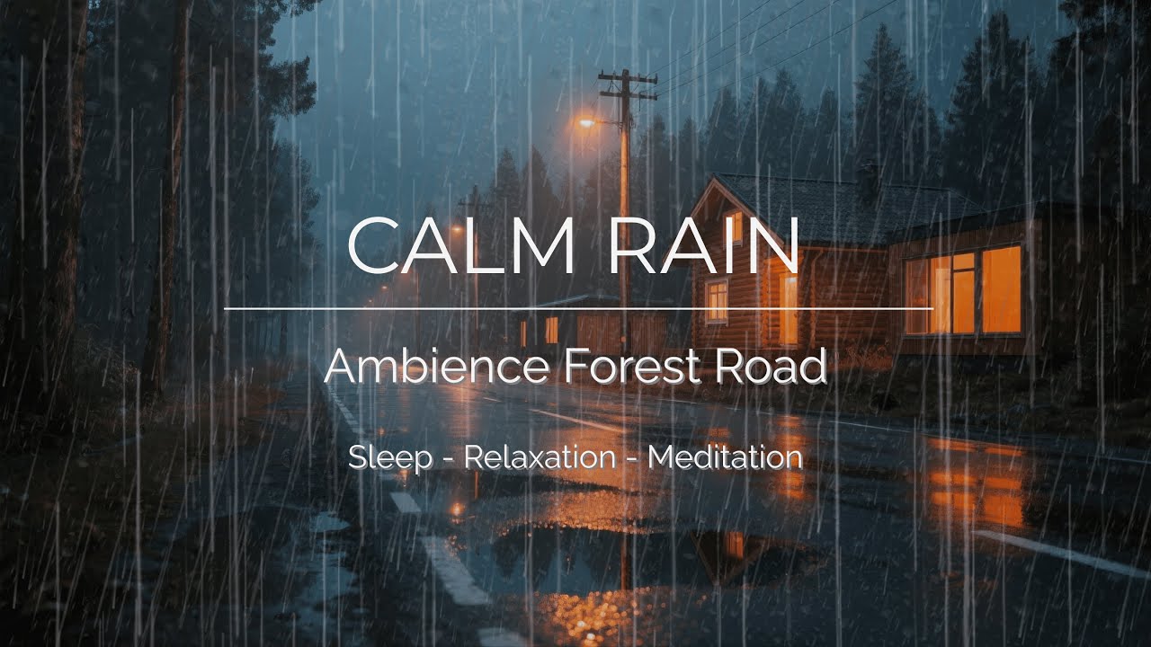 🔴 (NO ADS, NO THUNDER) Forest Rain Serenity - Calm Natural Sounds for Relaxation