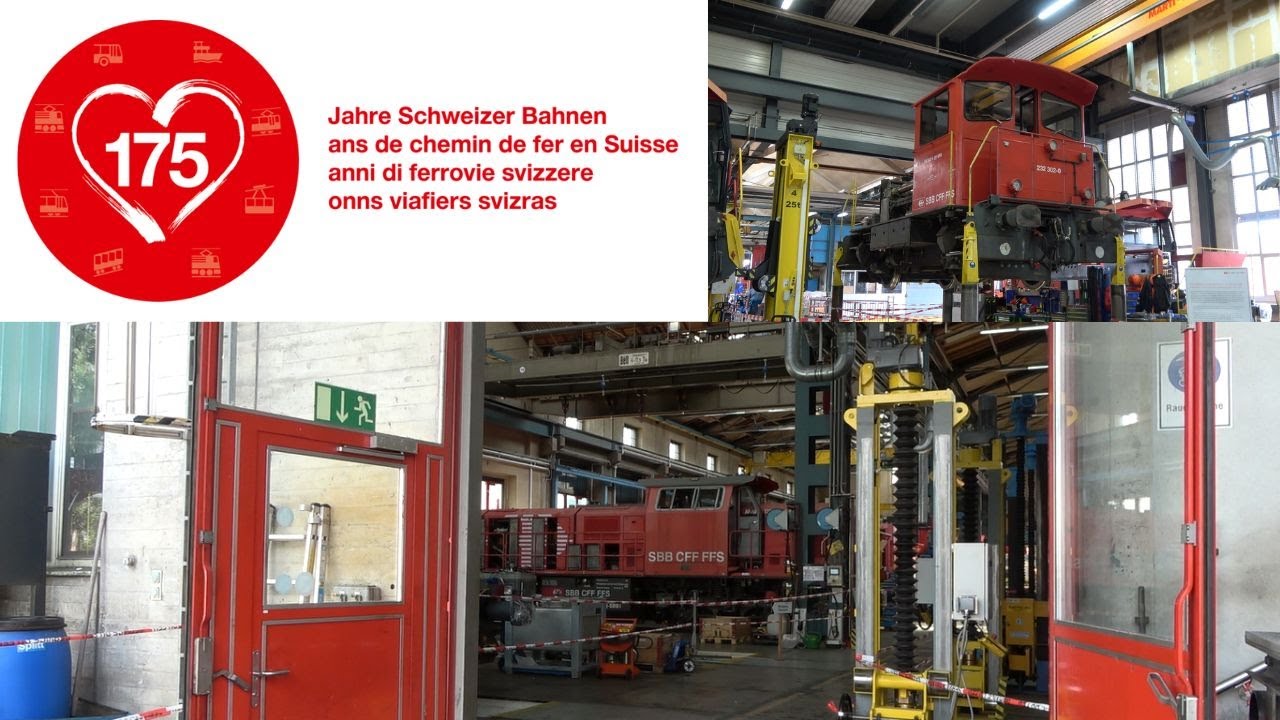 Rundgang im SBB Industriewerk Biel | 175 Jahre Schweizer Bahnen (Region Mitte)