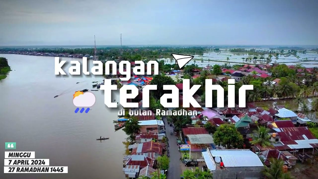 Pasar Kalangan Desa Pemulutan Ulu Kecamatan Pemulutan Kabupaten Ogan Ilir (07/04/2024)