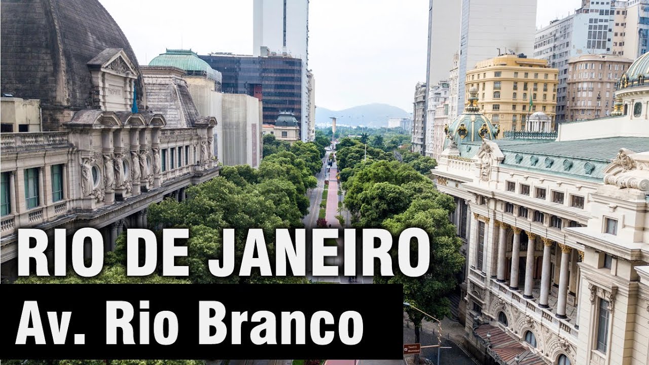 Andando na Avenida Rio Branco no Rio de Janeiro ASMR