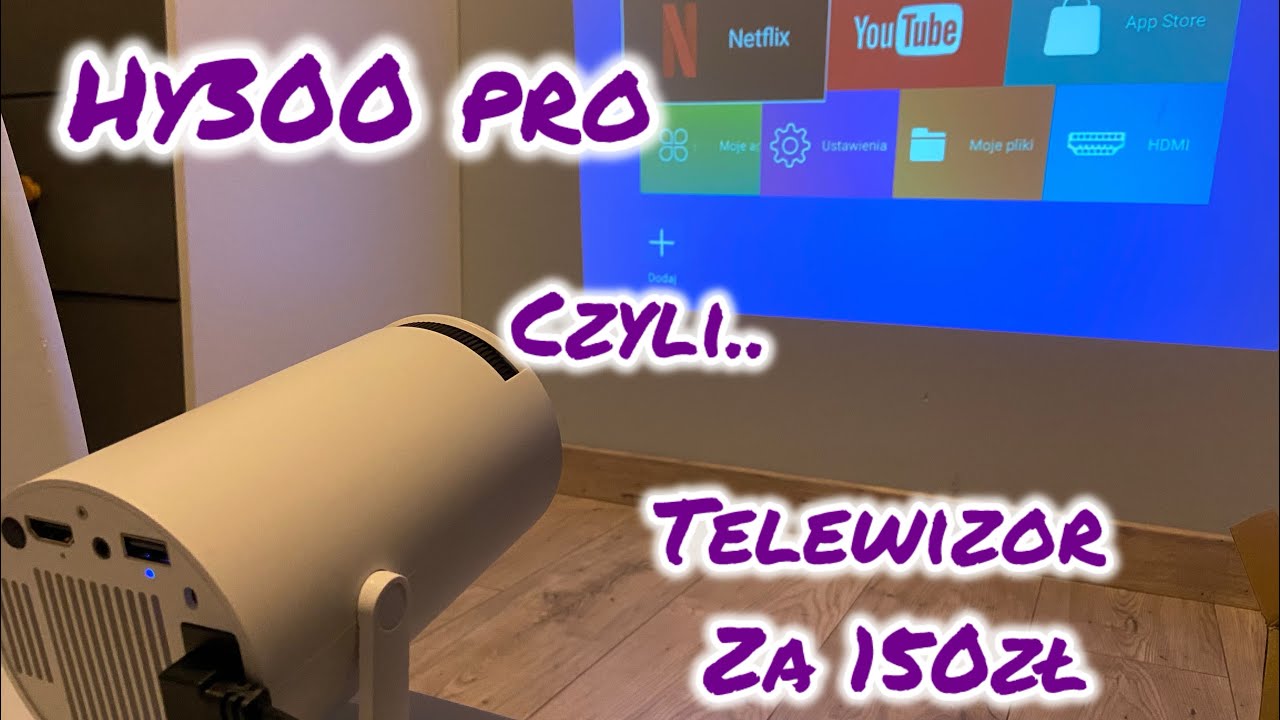 Hy300 Pro - Mały projektor, wielkie możliwości czyli Chińczyk za 150zl