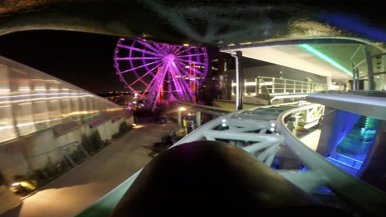 Helix Roller Coaster Night Time POV - AMAZING!!! Liseberg, Sweden