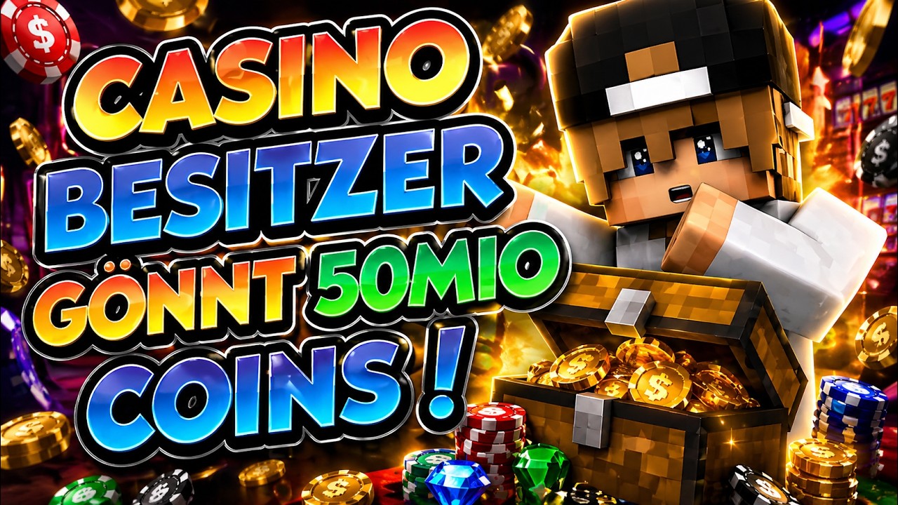 WIR TESTEN EIN NEUES CASINO! ➦ 50 MILLIONEN COIN WERT?🤯 ✦ GrieferGames