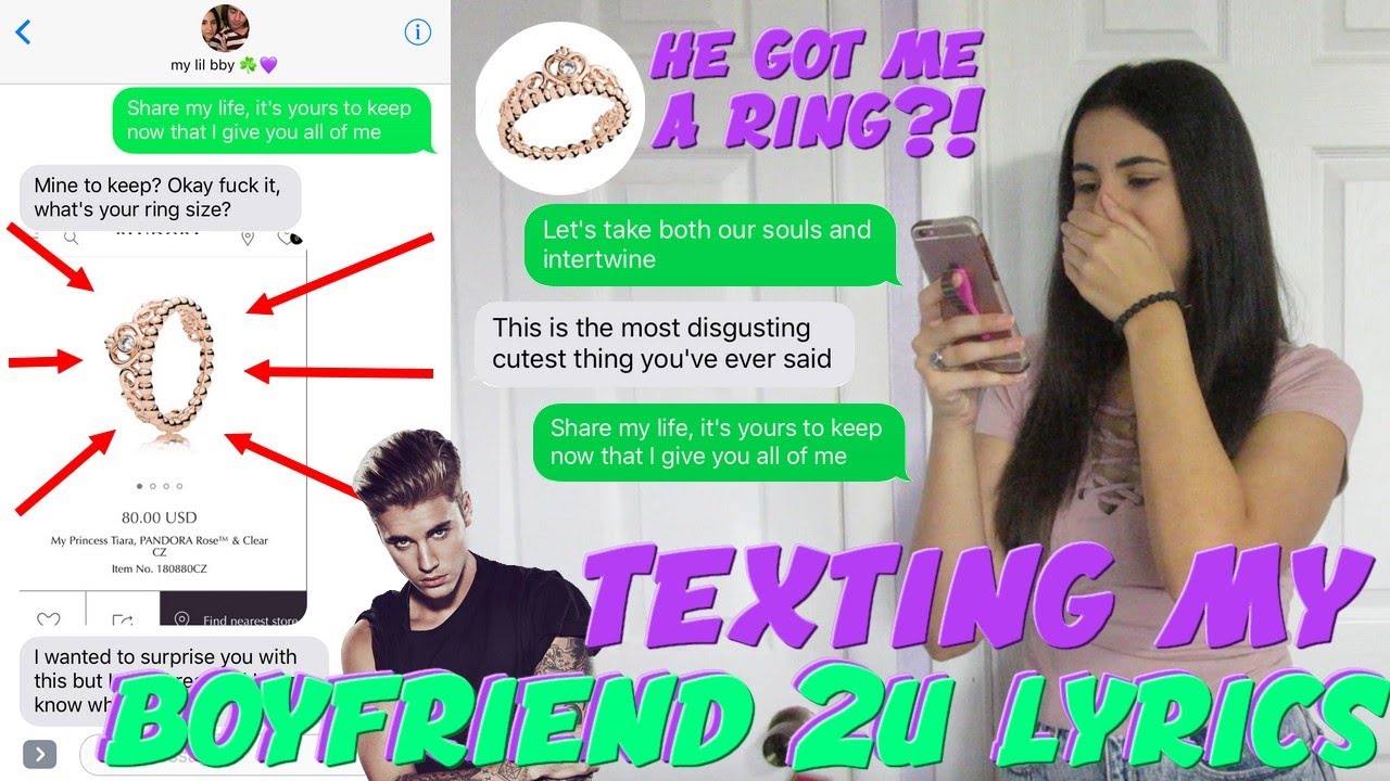 TEXTING MY BOYFRIEND 