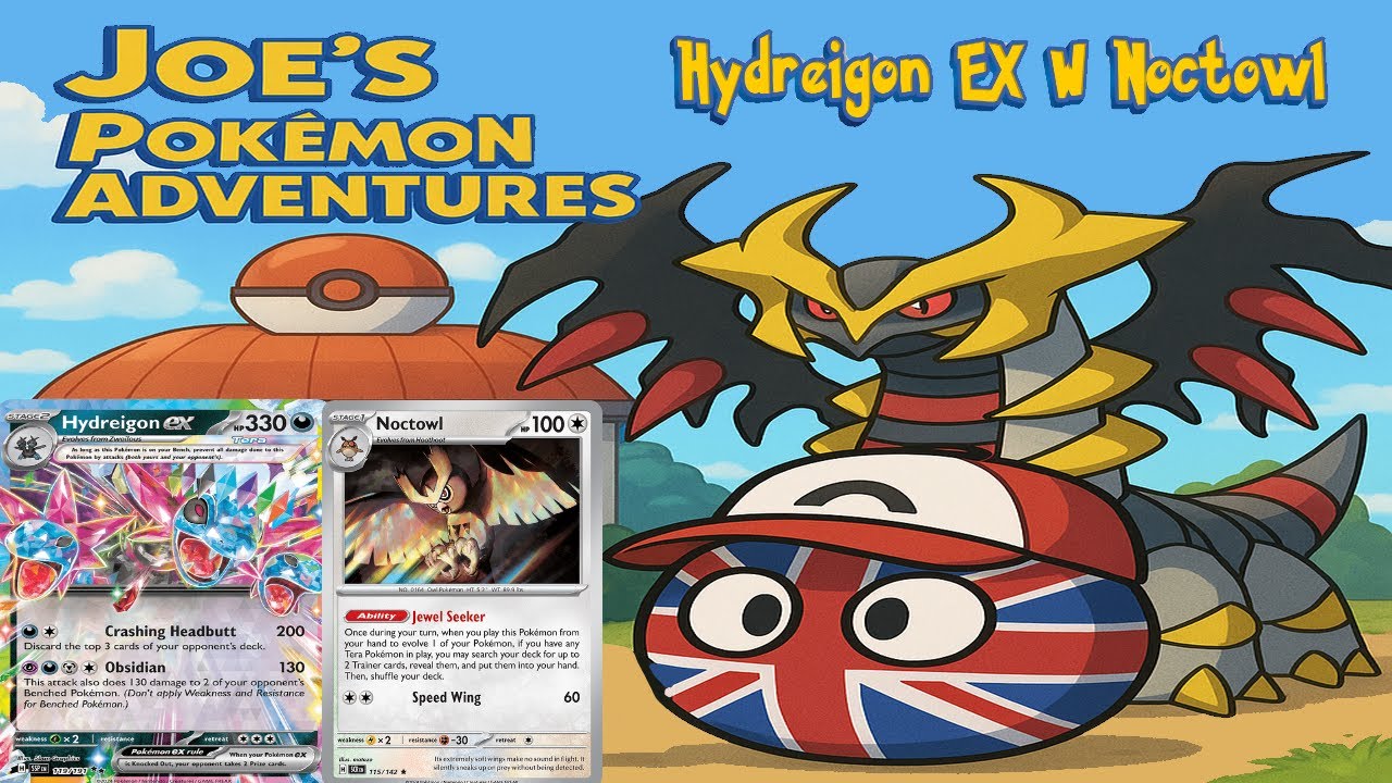 Hydreigon EX W Noctowl. Showcasing my decklist. Pok&eacute;mon Trading Card Game