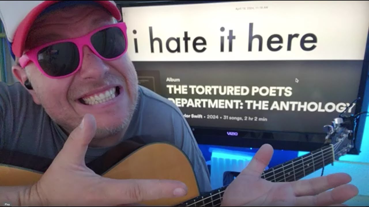I Hate It Here - Taylor Swift #ttpd Guitar Tutorial (Beginner Lesson!)