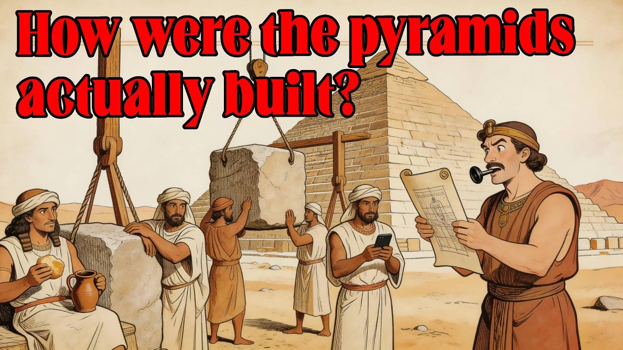 How were the pyramids actually built? (Not as you might think)#sleephistory